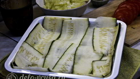 запеканка из кабачков и баклажанов