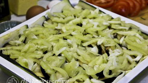 запеканка из кабачков и баклажанов