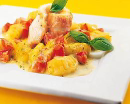 Запеканка из камбалы и ньокков