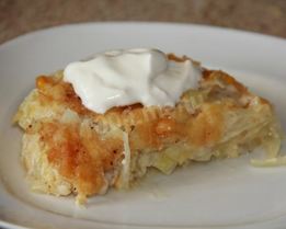 Запеканка из капусты с кукурузой и сыром Весенняя