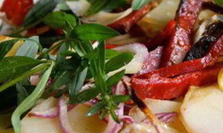 Рецепт запеканки из картофеля с чоризо