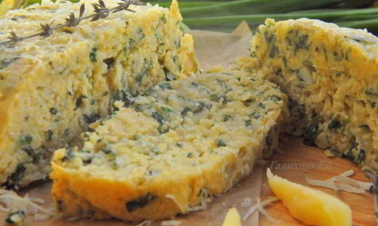 Рецепт запеканки из нута со шпинатом