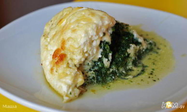 Рецепт запеканки из рыбы и шпината