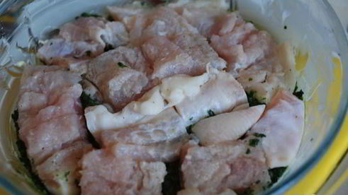 запеканка из рыбы и шпината