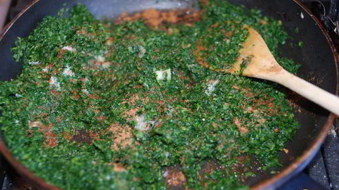 запеканка из рыбы и шпината