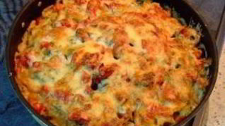 Запеканка из тунца и макарон