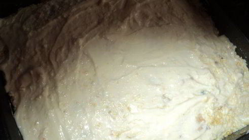 запеканка из творога и кукурузных хлопьев с курагой