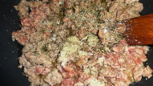 запеканка из тыквы с фаршем