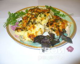 Запеканка картофельная с грибами