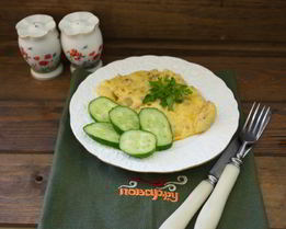 Запеканка картофельная с рыбными консервами