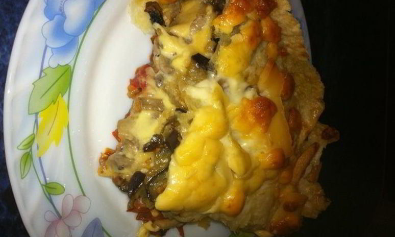 Рецепт запеканки с баклажаном