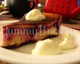 Запеканка с черникой