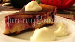 Запеканка с черникой