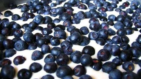 запеканка с черникой