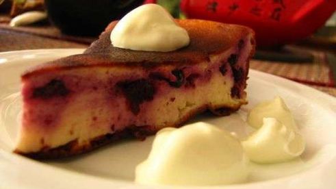 запеканка с черникой