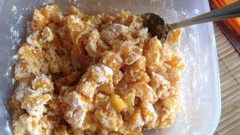 запеканка творожная с абрикосами