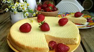 Запеканка творожная в духовке с манкой