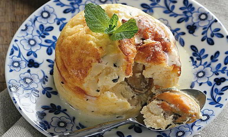 Рецепт запеканок с мидиями и мятой