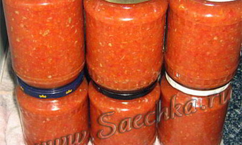 Рецепт аджики домашней