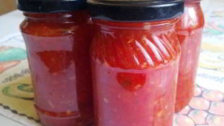 Аджика из красной смородины на зиму