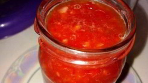 аджика из красной смородины на зиму