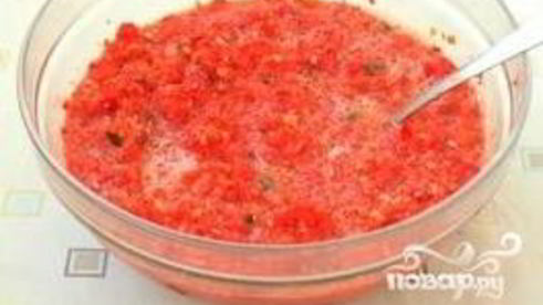 аджика из перца и чеснока