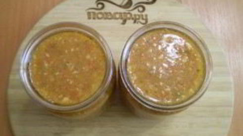 аджика из помидоров и чеснока