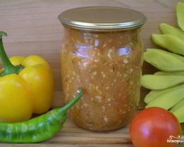 Аджика острая из помидоров и чеснока