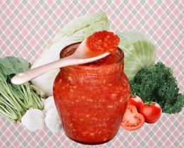 Аджика с хреном и грецкими орехами