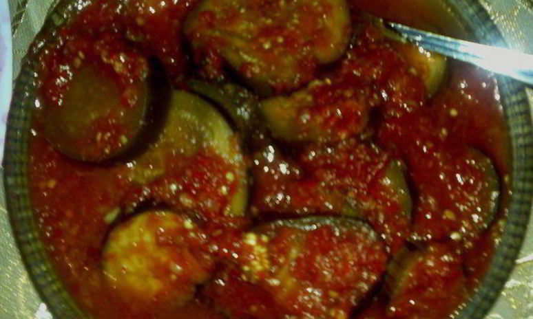 Рецепт баклажанов в аджике
