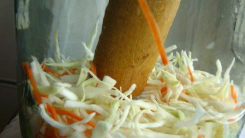быстрая квашеная капуста