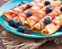 Блинчики с джемом