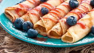 Блинчики с джемом