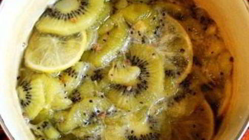 джем из киви и лимонов с кардамоном