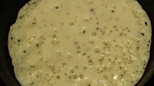 миндальные блинки с клубничным джемом