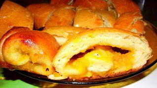 Нежный рулет с джемом