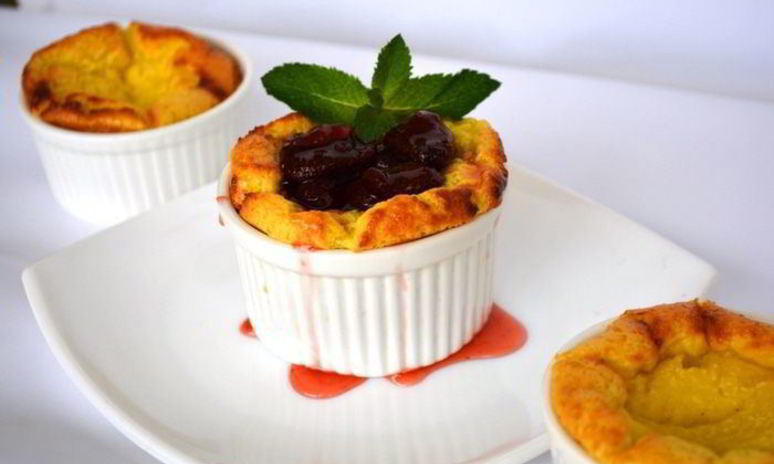 Рецепт сметанного соложеника с клубничным джемом