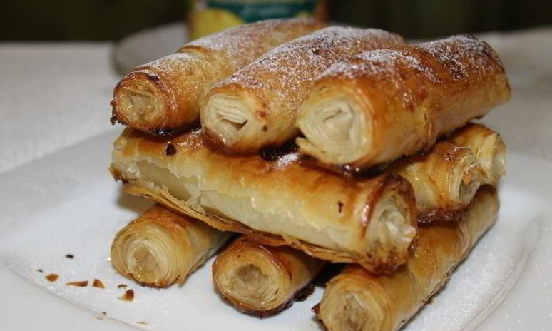 Рецепт трубочек с ананасовым джемом