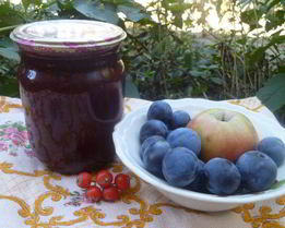 Яблочно-терновый джем