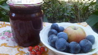 Яблочно-терновый джем