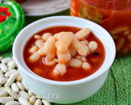 Фасоль в томате на зиму