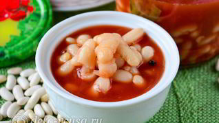 Фасоль в томате на зиму