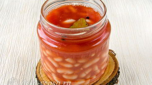 фасоль в томате на зиму