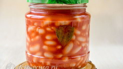 фасоль в томате на зиму