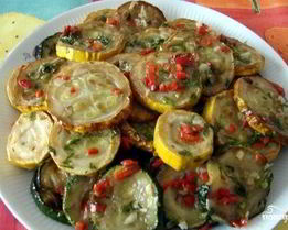 Кабачки на зиму острые