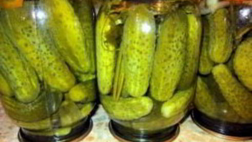 хрустящие огурчики на зиму