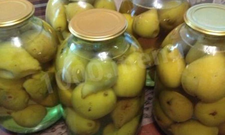 Рецепт грушевого компота из целых груш на зиму