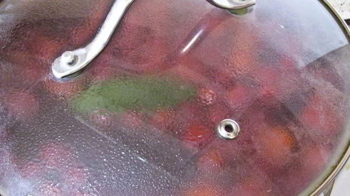 клубничный компот с мятой