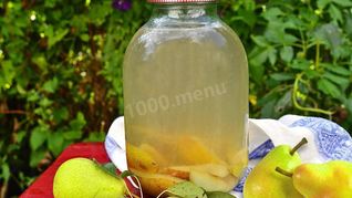 Компот из груш с лимонной кислотой