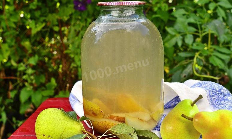 Рецепт компота из груш с лимонной кислотой